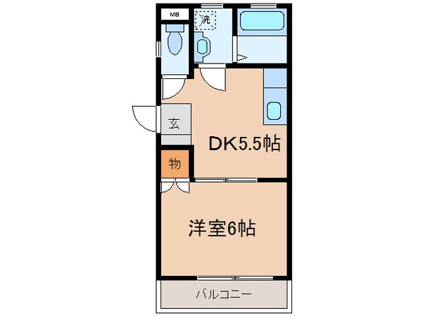 保土ケ谷駅 徒歩5分 2階の物件間取画像